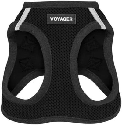B0171MQW56-0-1730925717097.jpeg Best Pet Supplies, Inc Best Pet Supplies Voyager Step-In Air Dog Harness, Black, Small