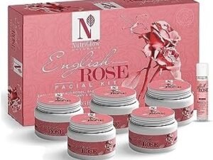 NUTRIGLOW Natural's English Rose Facial Kit for Women with Rose Extracts