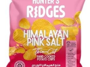 Hunter's Gourmet Himalayan Pink Salt Potato Chips Ridges 40.0 grams, 1